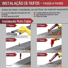 Rufo Capa 300cmx17cm Corte 28 Prateado Calha Forte