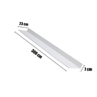 Rufo Externo 28x3m Branco Calha Forte