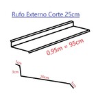 Rufo Externo Corte 25cm Aluminio (peças 0,95m)