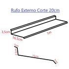 Rufo Externo Galvanizado (kit 5m)