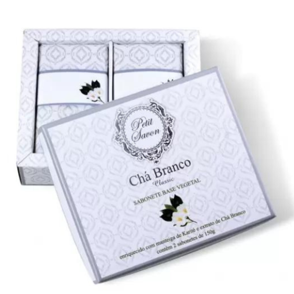 Sabonete Em Barra Chá Branco 150g (2und) Petit Savon