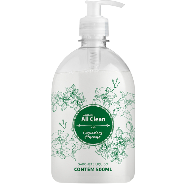 Sabonete Líquido All Clean Orquídeas Brancas Pump Audax 500m
