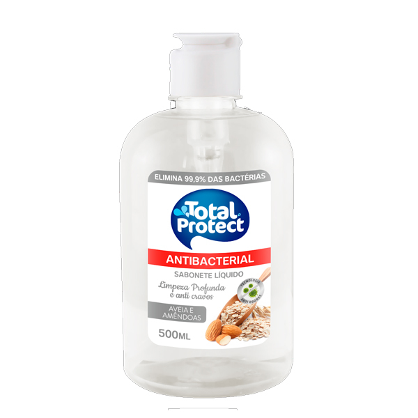 Sabonete Liquido Antibacterial Total Protect Amêndoas e Aveia 500ml