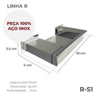 Saboneteira [16cm] Aço Inox 304 [r-s1]