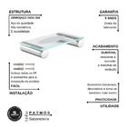 Saboneteira Aço Inox Escovado Atenas