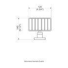 Saboneteira Aramada - Quadra