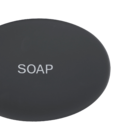 Saboneteira de Bancada para Banheiro Cerâmica Cinza Paris 1 Soft Sensea