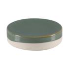 Saboneteira de Bancada para Banheiro Cerâmica New Green Glaze Sensea