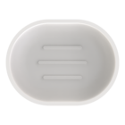 Saboneteira de Bancada para Banheiro Plástico Branco Essential Sensea