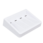 Saboneteira Bancada Plástico Branco Funky Sensea