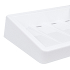 Saboneteira Bancada Plástico Branco Funky Sensea