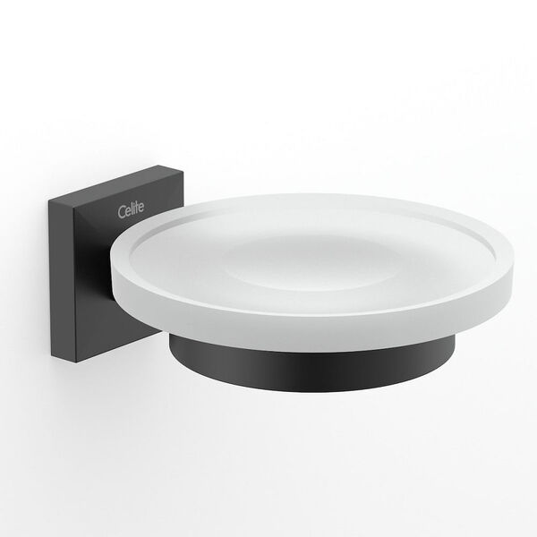 Saboneteira Banheiro Celite New Elite Preto Matte B5010e80r0