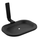 Saboneteira Banheiro Porta Sabonete De Parede Quadrada Preta