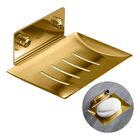 Saboneteira Banheiro Porta Sabonete Luxo Inox 304 Dourada