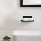 Saboneteira Banheiro Porta Sabonete Luxo Inox 304 Preta