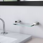 Saboneteira Base Troia Plus Suporte Quadrado Prata Alto Brilh