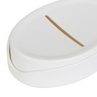 Saboneteira Branca em Plástico Full Coza