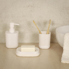 Saboneteira Branco Plástico Easy Sensea