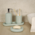 Saboneteira Cerâmica Verde Matte Remix Sensea