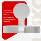 Saboneteira Com Adesivo Para Banheiros Branco