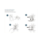 Saboneteira Com Ventosa Preto Fosco Future