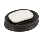 Saboneteira de Bancada Polipropileno Oval Bronze Kent Interdesign