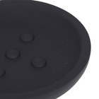 Saboneteira de Bancada para Banheiro Resina Preta Color Sensea