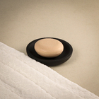 Saboneteira de Bancada para Banheiro Resina Preta Color Sensea