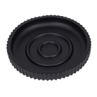 Saboneteira de Bancada para Banheiro Resina Preta Glamour Sensea