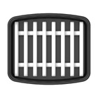 Saboneteira de Bancada para Banheiro Plástico Preta Splash Coza