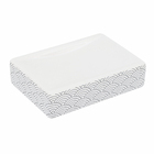 Saboneteira de Bancada em Cerâmica Retangular Branco Okino Sensea