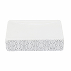 Saboneteira de Bancada em Cerâmica Retangular Branco Okino Sensea