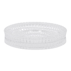 Saboneteira de Bancada para Banheiro Vidro Transparente Gatsby Sensea