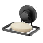 Saboneteira De Parede Com Ventosa Porta Sabonete Schmitt Preto