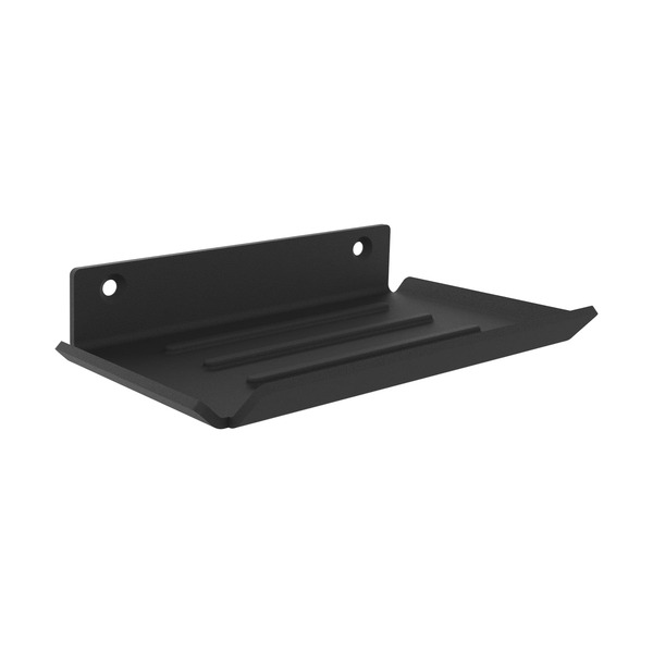 Saboneteira de Parede Retangular Aço Studio Preta Sensea