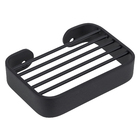 Saboneteira de Parede Retangular Metal Ronda Black Fani