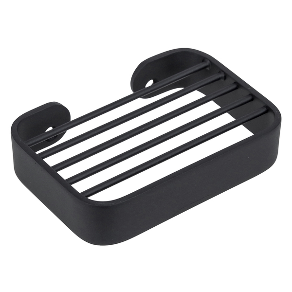 Saboneteira de Parede Retangular Metal Ronda Black Fani