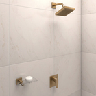 Saboneteira de parede Retangular Square Ouro Polido Docol