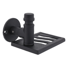 Saboneteira de Parede Simon Preto Sensea