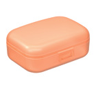 Saboneteira de Plástico Laranja Personal Coza