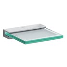 Saboneteira De Vidro Verso Brilhante E Elegante Cromado