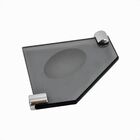 Saboneteira De Vidro Vildrex De Canto Com Suporte Fume S89