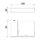 Saboneteira Docol Flat 1013843 Ouro Polido