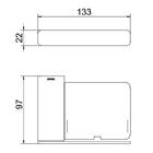 Saboneteira Docol Flat 1013843 Ouro Polido