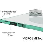 Saboneteira Dupla Troia Fenda Suporte Quadrado Cromado Kit 2