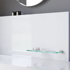 Saboneteira Dupla Troia Fenda Suporte Quadrado Cromado Kit 2