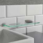 Saboneteira Dupla Troia Fenda Suporte Quadrado Cromado Kit 2