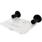 Saboneteira Em Aço Inox Preta Suporte Porta Sabonete De Pared