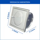 Saboneteira Embutida Inox Com Porta E Bandeja Bellenoxx