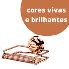 Saboneteira Fixação A Vacuo Rose Gold Future 4053rg